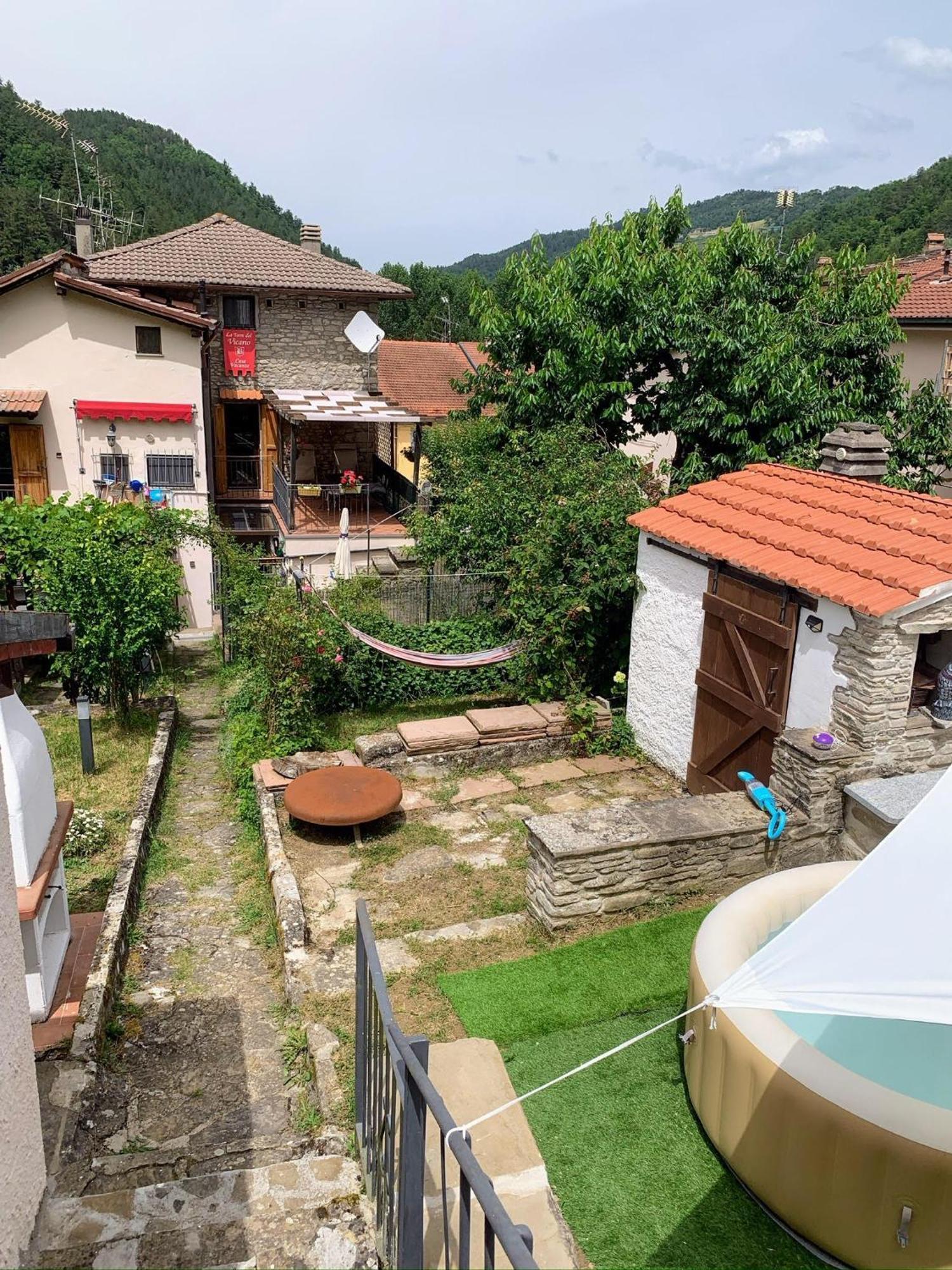 La Torre Del Vicario Villa Palazzuolo Sul Senio Eksteriør billede